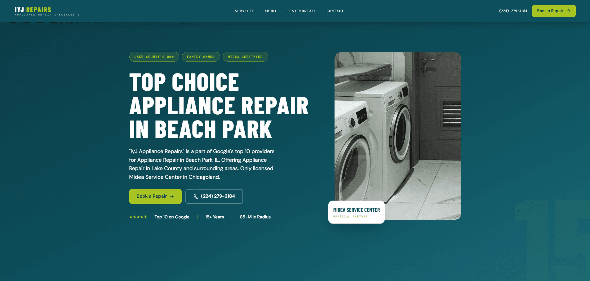 IyJ Repairs website